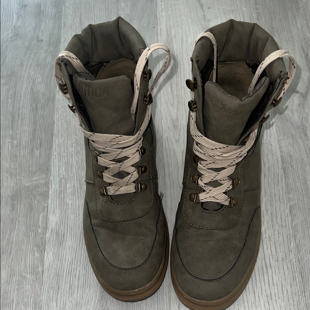 Nautica Brown High-Top Boots